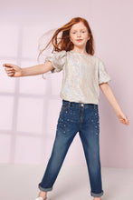 Load image into Gallery viewer, Silver Party Sequin Top (3-12yrs) - Allsport
