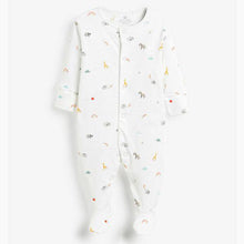 Load image into Gallery viewer, White Character Sleepsuit, Short Sleeve Bodysuit, Bib and Hat Set (0-6mths) - Allsport
