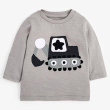 Load image into Gallery viewer, Long Sleeve Appliqué T-Shirt (3mths-5yrs) - Allsport
