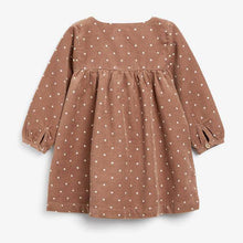 Load image into Gallery viewer, Rust Spot Cord Bunny Dress And Tights (3mths-6yrs) - Allsport
