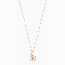 Load image into Gallery viewer, Sterling Silver Rose Gold Plated Star Initial Necklace - Allsport
