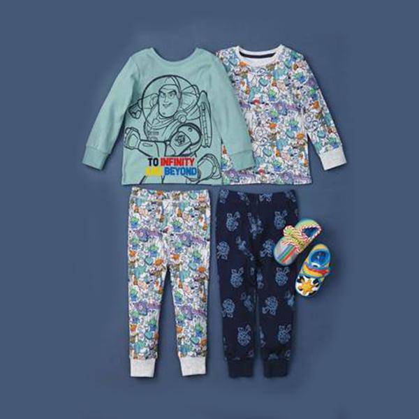 Multi 2 Pack Disney™ Toy Story Reversible Snuggle Pyjamas (12mths-8yrs) - Allsport