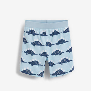 Blue Dinosaur 3 Pack Short Pyjamas (12mths-6yrs) - Allsport