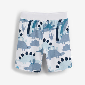 Blue Dinosaur 3 Pack Short Pyjamas (12mths-6yrs) - Allsport