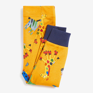 Blue/Green/Yellow Animals Snuggle Pyjamas 3 Pack (12mths-6yrs)
