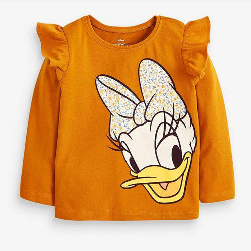 Ochre Disney™ Daisy Long Sleeve T-Shirt (3mths-7yrs) - Allsport