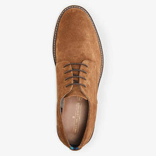 Load image into Gallery viewer, Tan Suede Derby Shoes - Allsport
