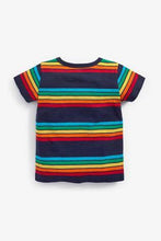 Load image into Gallery viewer, Multi Short Sleeve Stripe T-Shirt - Allsport
