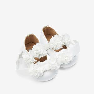 Bridesmaid Collection Corsage Baby Shoes and Headband Occasion Set (0-18mths)