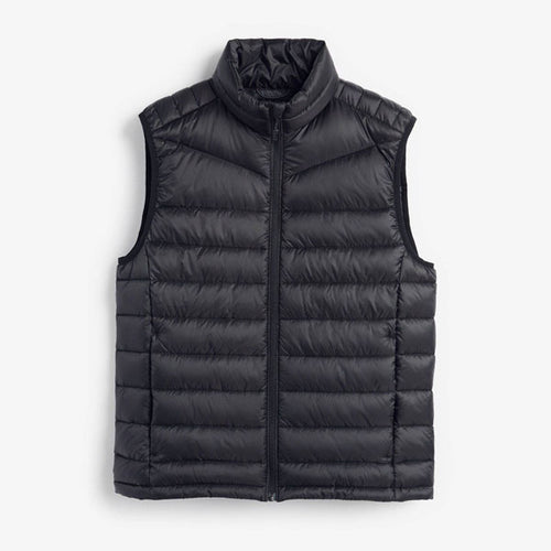 Black Quilted Gilet with DuPont Sorona® Insulation - Allsport