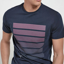 Load image into Gallery viewer, Navy Bar Graphic T-Shirt - Allsport
