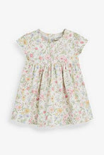 Load image into Gallery viewer, Ecru Floral Jersey Dress  (up to 18 months) - Allsport
