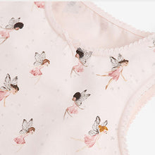 Load image into Gallery viewer, Pink/White Fairy 3 Pack Vests (1.5-12yrs)
