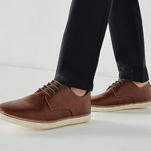 Load image into Gallery viewer, Tan Brown Cupsole Derby Shoes
