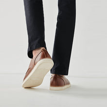 Load image into Gallery viewer, Tan Brown Cupsole Derby Shoes

