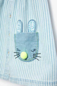 Blue Bunny Pocket Stripe Dress - Allsport
