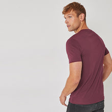 Load image into Gallery viewer, Maroon Red Crew Regular Fit T-Shirt - Allsport
