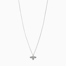 Load image into Gallery viewer, Silver Tone Sparkle Bee Necklace - Allsport
