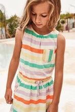 Load image into Gallery viewer, Twist Back Dress Fluro Stripe - Allsport
