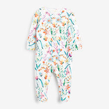 Load image into Gallery viewer, Coral Pink 2 Pack Printed Sleepsuits (0mths-18mths) - Allsport
