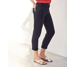Load image into Gallery viewer, Navy Cropped Straight Jeans - Allsport
