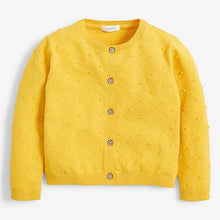 Load image into Gallery viewer, Yellow Bobble Cardigan (3mths-5yrs) - Allsport
