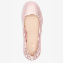 Load image into Gallery viewer, Pink Metallic Ballet Shoes (Older Girls) - Allsport
