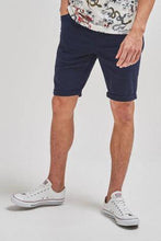 Load image into Gallery viewer, Navy Slim Fit 5 Pocket Chino Shorts - Allsport
