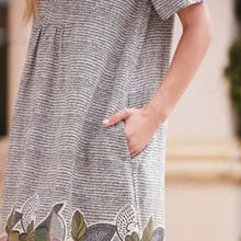 Load image into Gallery viewer, Blush Print Linen Blend Kaftan Dress - Allsport

