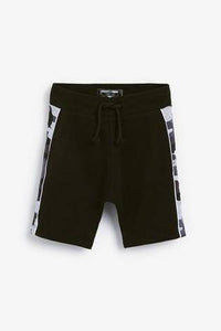 Monochrome Colourblock Camo Shorts And T-Shirt Set - Allsport