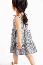 Load image into Gallery viewer, Monochrome Tiered Cotton Sundress - Allsport
