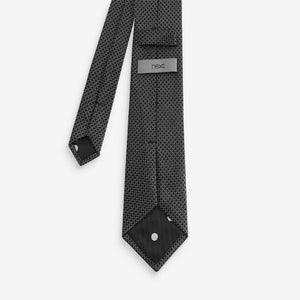 Black / Grey Pattern Tie - Allsport