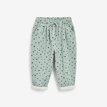 Load image into Gallery viewer, Mint Green Spot Cosy Joggers (3mths-6yrs) - Allsport
