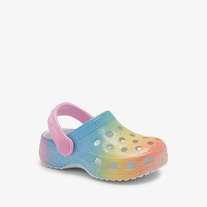 Rainbow Glitter Clogs - Allsport
