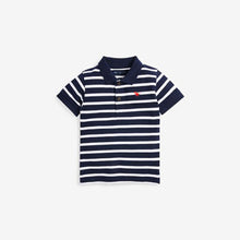 Load image into Gallery viewer, SS STRIPE POLO NAVY - Allsport
