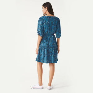 Blue Animal Mini Tea Dress - Allsport