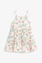 Load image into Gallery viewer, Pink Ditsy Tiered Cotton Sundress - Allsport
