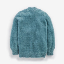 Load image into Gallery viewer, Blue Fluffy Long Cardigan (3-12yrs) - Allsport
