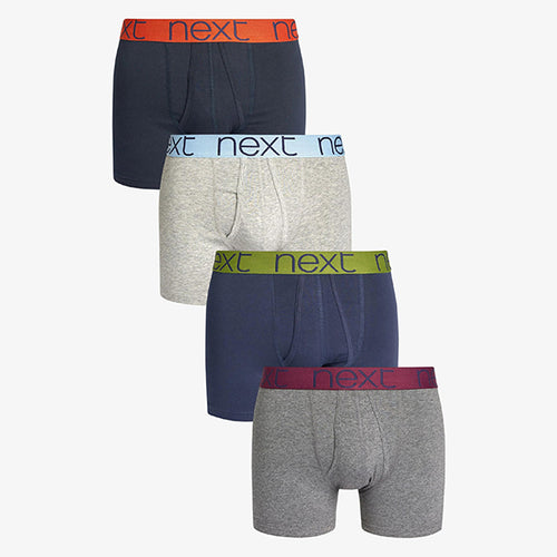 Multi Colour Waistband A-Fronts 4 Pack - Allsport