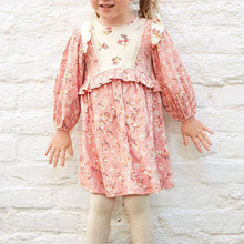 Load image into Gallery viewer, Pink Frill Mix Dress (3mths-6yrs) - Allsport
