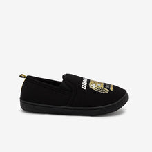 Load image into Gallery viewer, Cupsole Black/Gold Gamer Slippers (Older Boys) - Allsport
