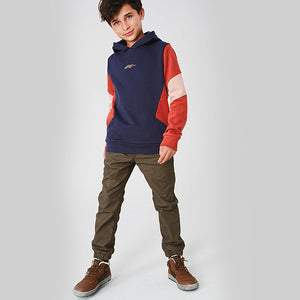 Khaki Utility Lined Pull-On Trousers (3-12yrs) - Allsport