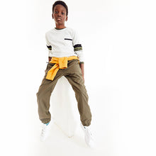 Load image into Gallery viewer, Khaki Utility Lined Pull-On Trousers (3-12yrs) - Allsport
