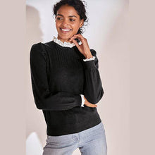 Load image into Gallery viewer, Scalloped Lace Layer Jumper - Allsport
