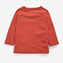 Load image into Gallery viewer, Plain Rush Red Long Sleeve T-Shirt (3-5yrs) - Allsport

