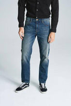 Load image into Gallery viewer, Dirty Denim Straight Fit Jeans With Stretch - Allsport
