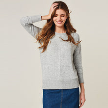 Load image into Gallery viewer, Grey Soft Cosy Lightweight Jumper - Allsport

