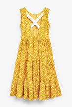 Load image into Gallery viewer, Ochre Tiered Crinkle Maxi Dress - Allsport
