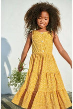 Load image into Gallery viewer, Ochre Tiered Crinkle Maxi Dress - Allsport
