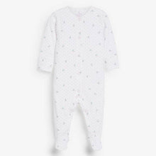 Load image into Gallery viewer, Pink 4 Pack Delicate Bunny Sleepsuits (0-12mths) - Allsport
